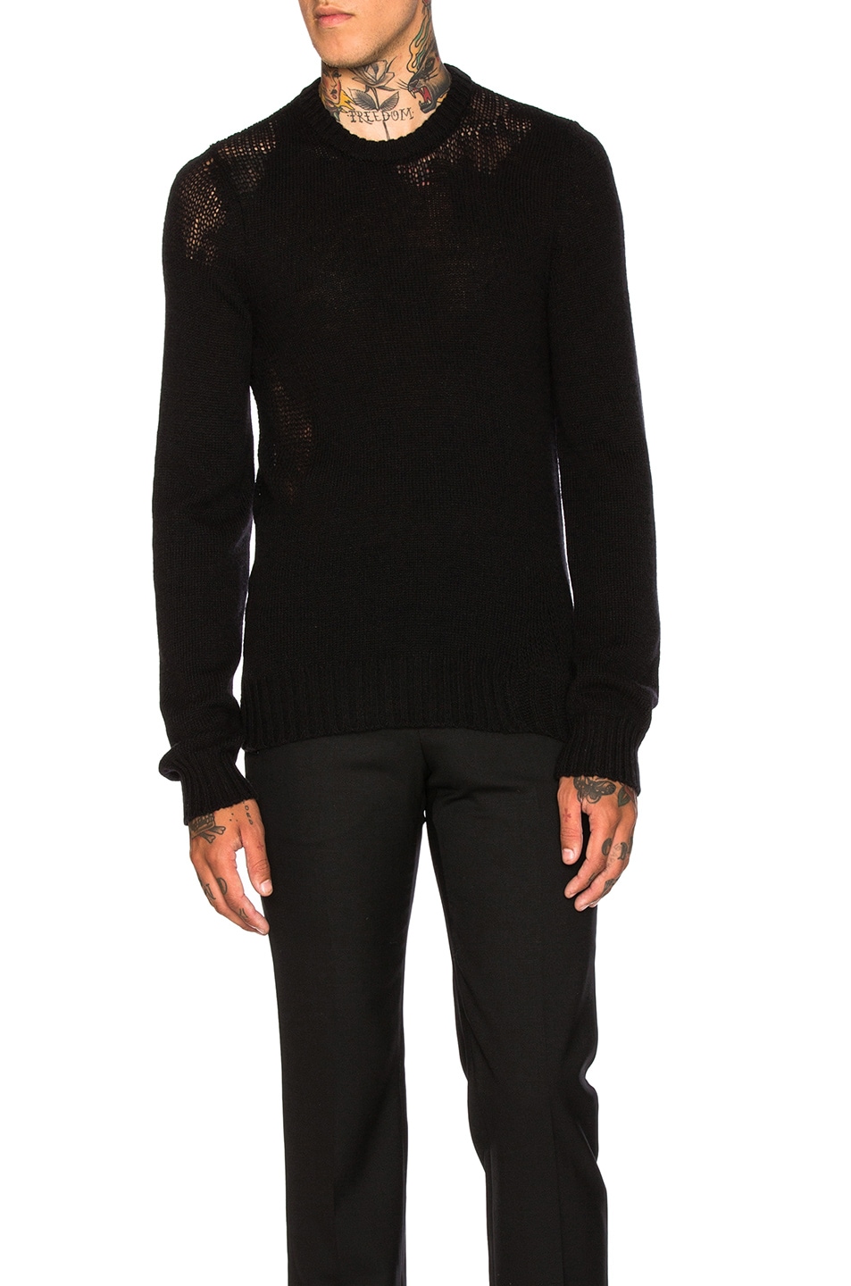 Image 1 of Maison Margiela 5 Gauge Sweater in Black