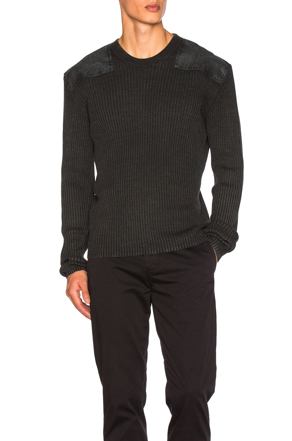Image 1 of Maison Margiela Rib Sweater in Black