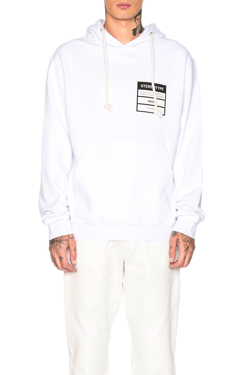 Image 1 of Maison Margiela Stereotype Hoodie in White