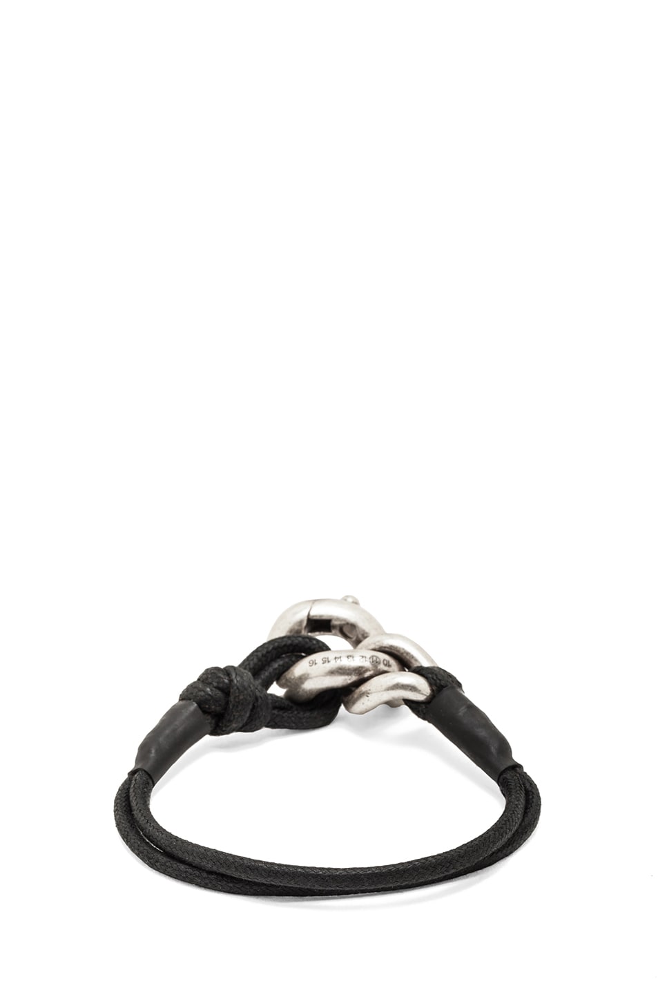 Image 1 of Maison Margiela Knot Bracelet in Silver