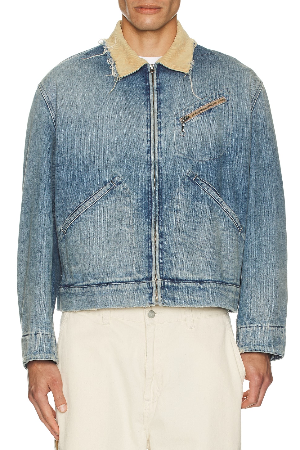Denim Sports Jacket - Thumbnail 4