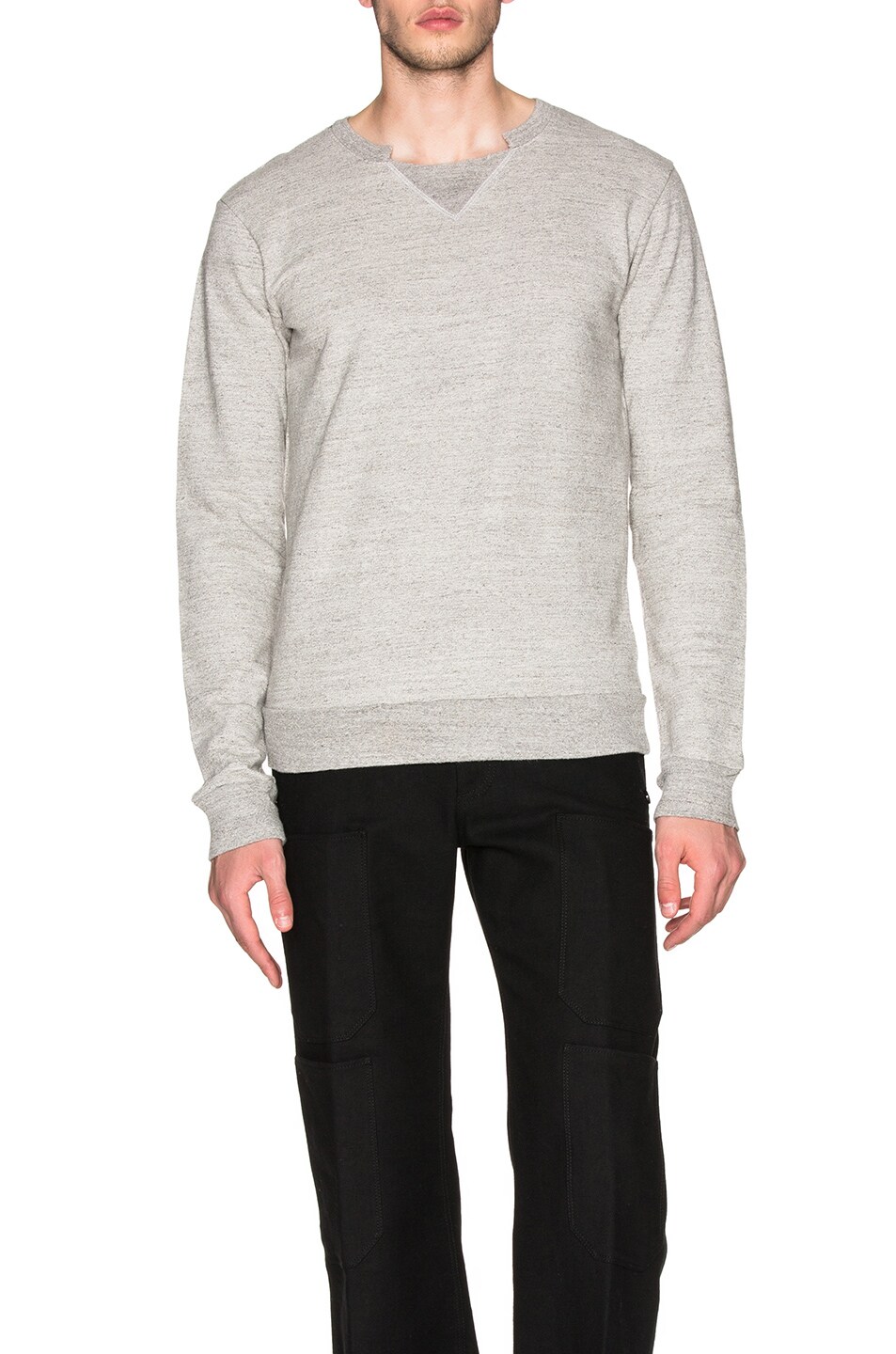Image 1 of Maison Margiela Japanese Cotton Sweatshirt in Light Grey