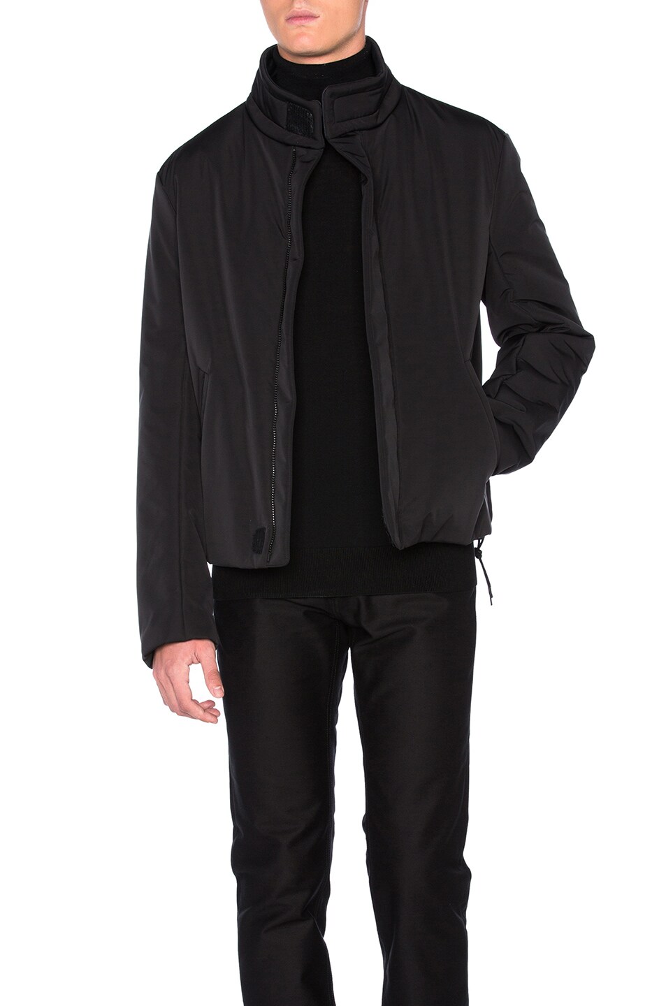 Image 1 of Maison Margiela Matte Polyester 3 Layer Jacket in Black
