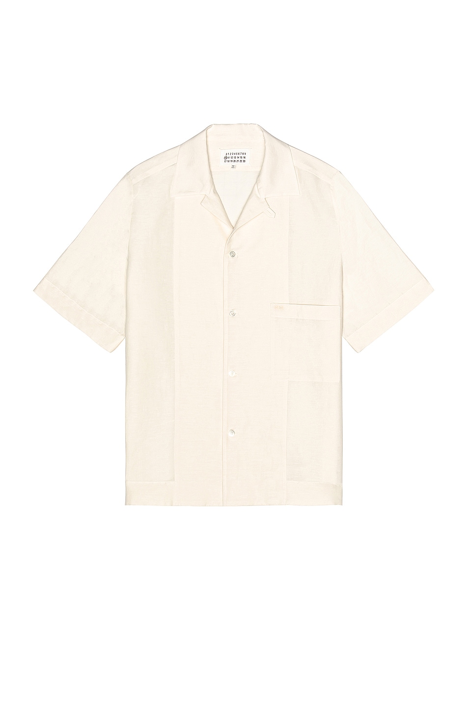 Image 1 of Maison Margiela Short Sleeve Shirt in Ivory
