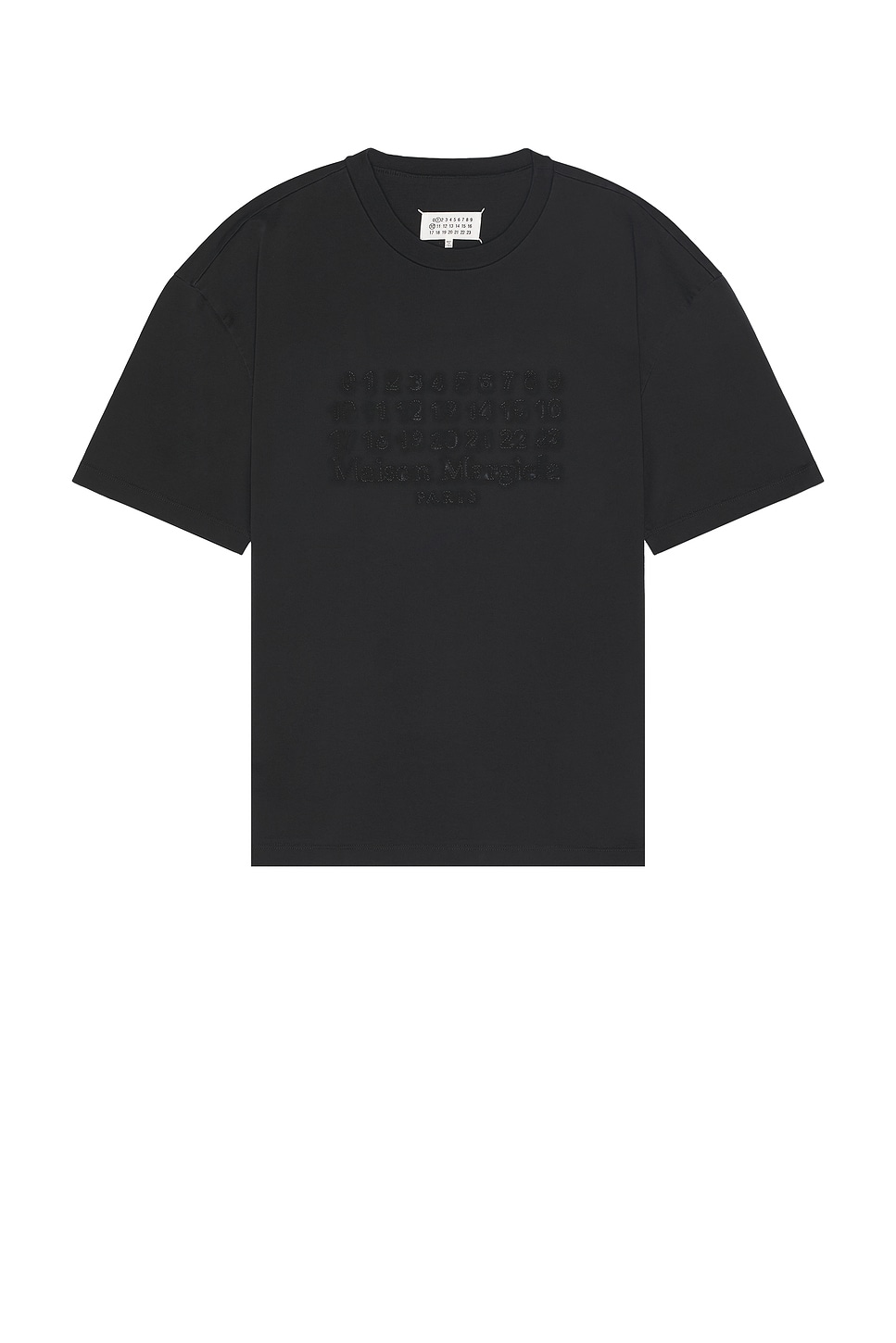 Shop Maison Margiela T-shirt In Washed Black