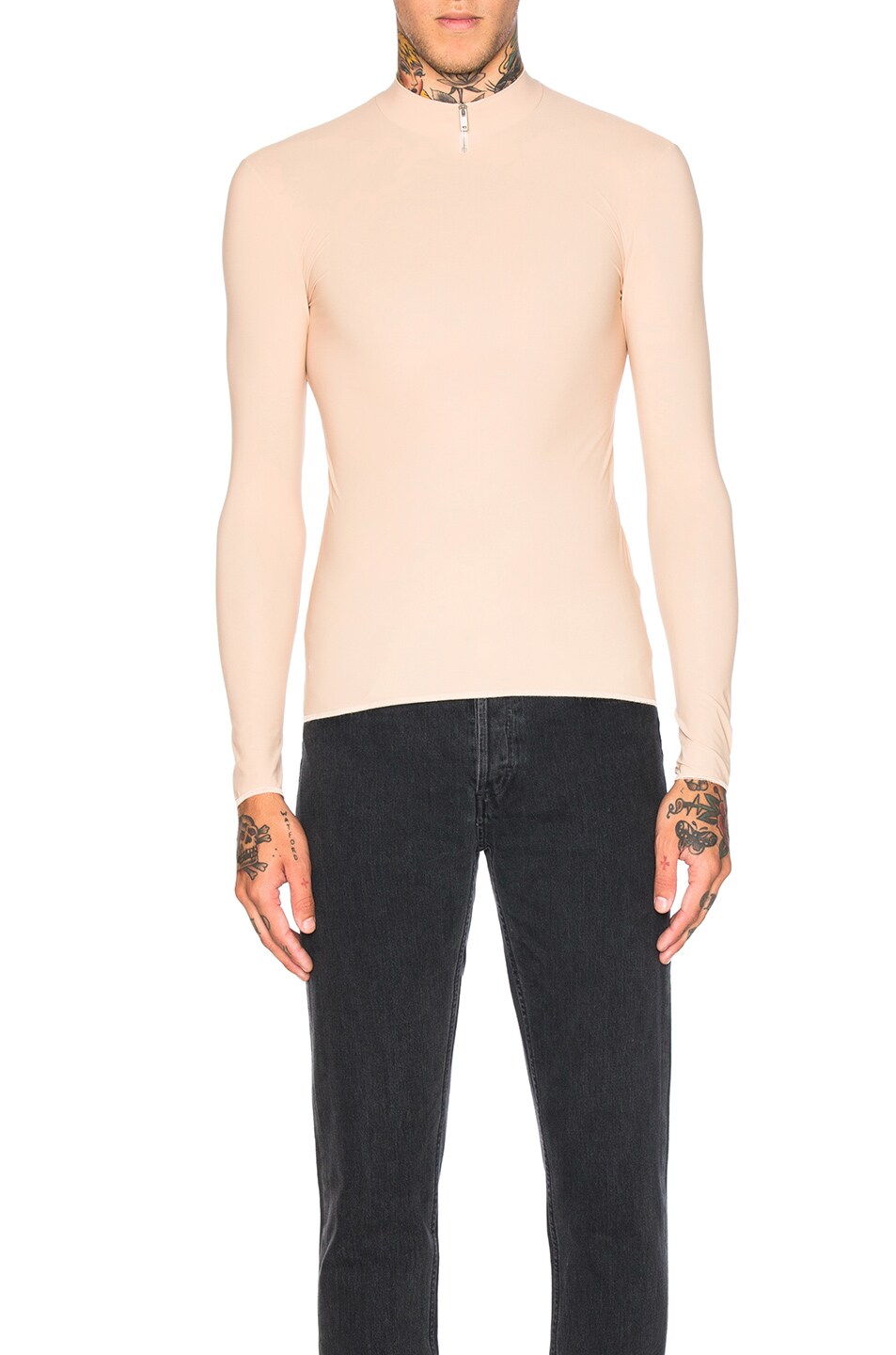 Image 1 of Maison Margiela Second Skin Jersey Top in Nude