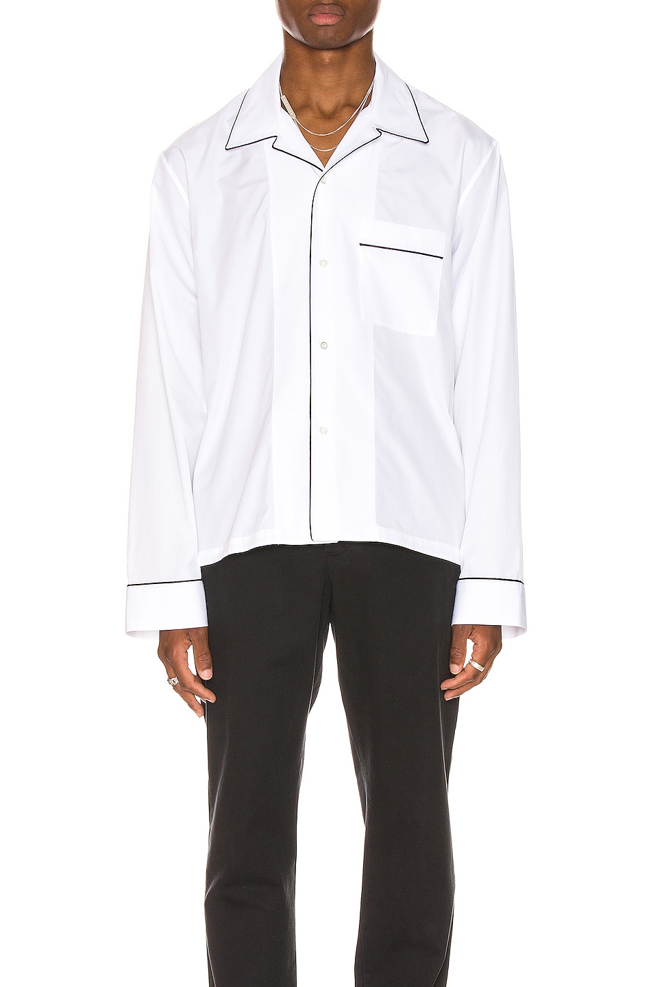 Image 1 of Maison Margiela Long Sleeve Shirt in White