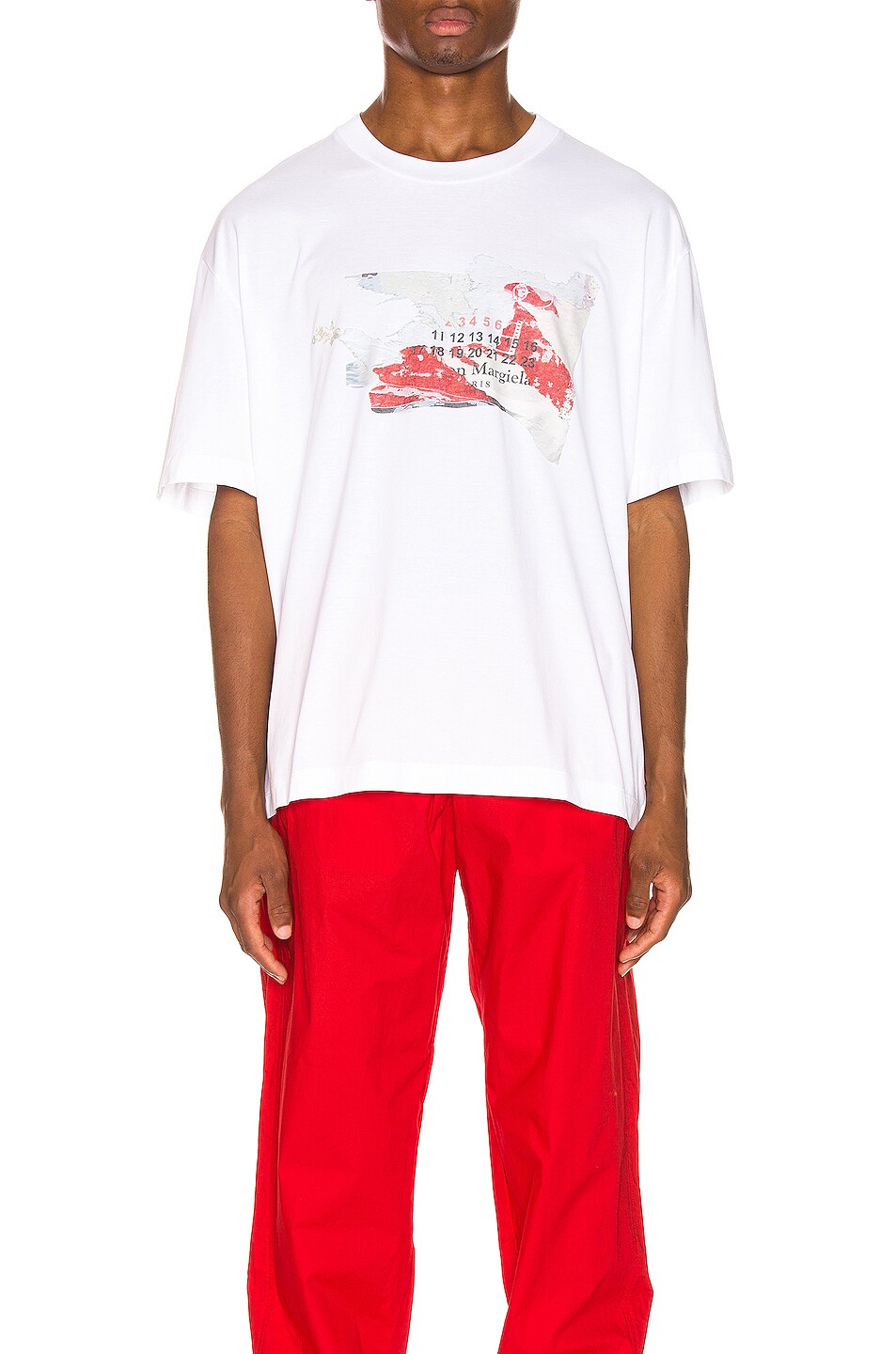 Image 1 of Maison Margiela Graphic Tee in White