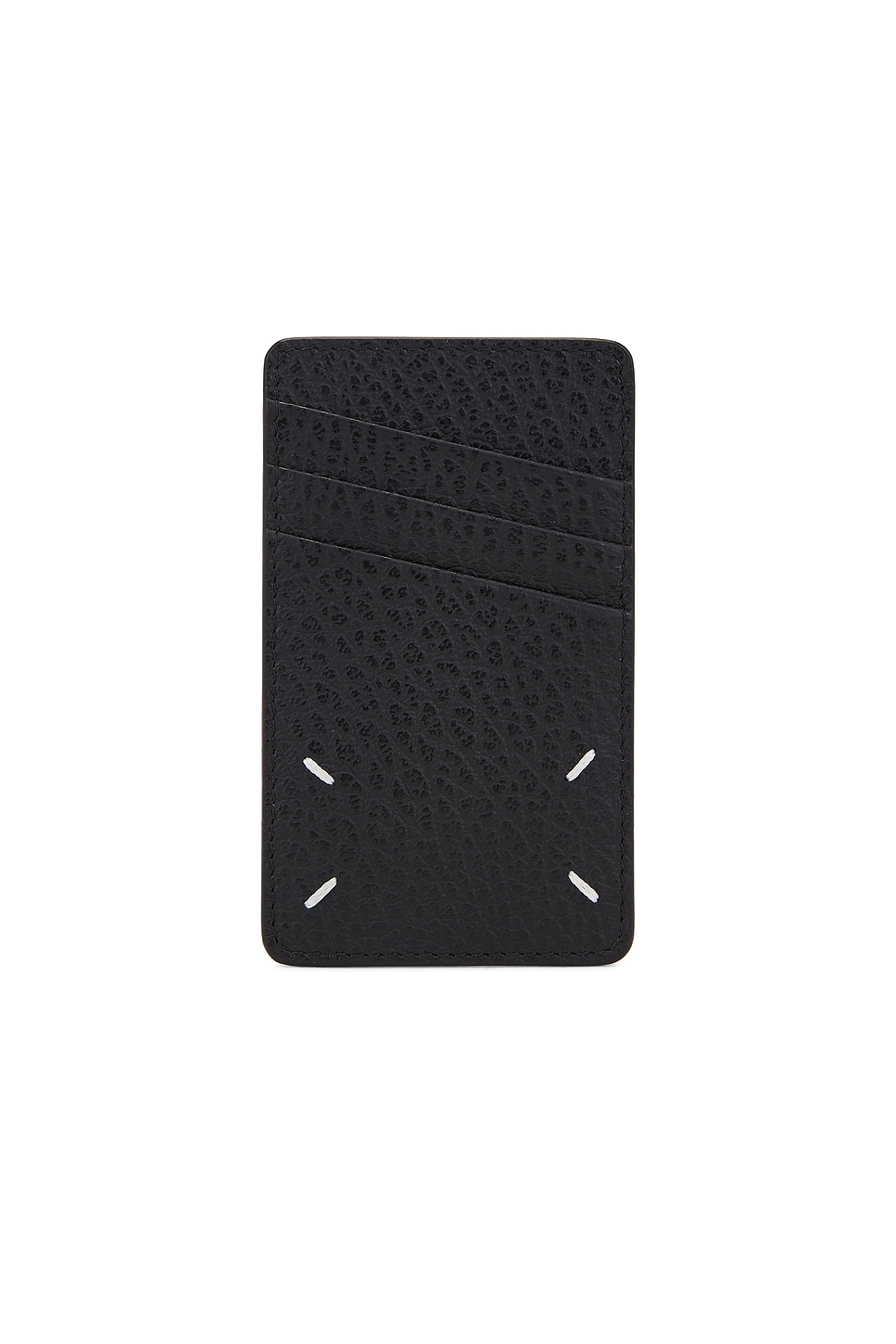 Maison Margiela Vertical Card Holder In Black