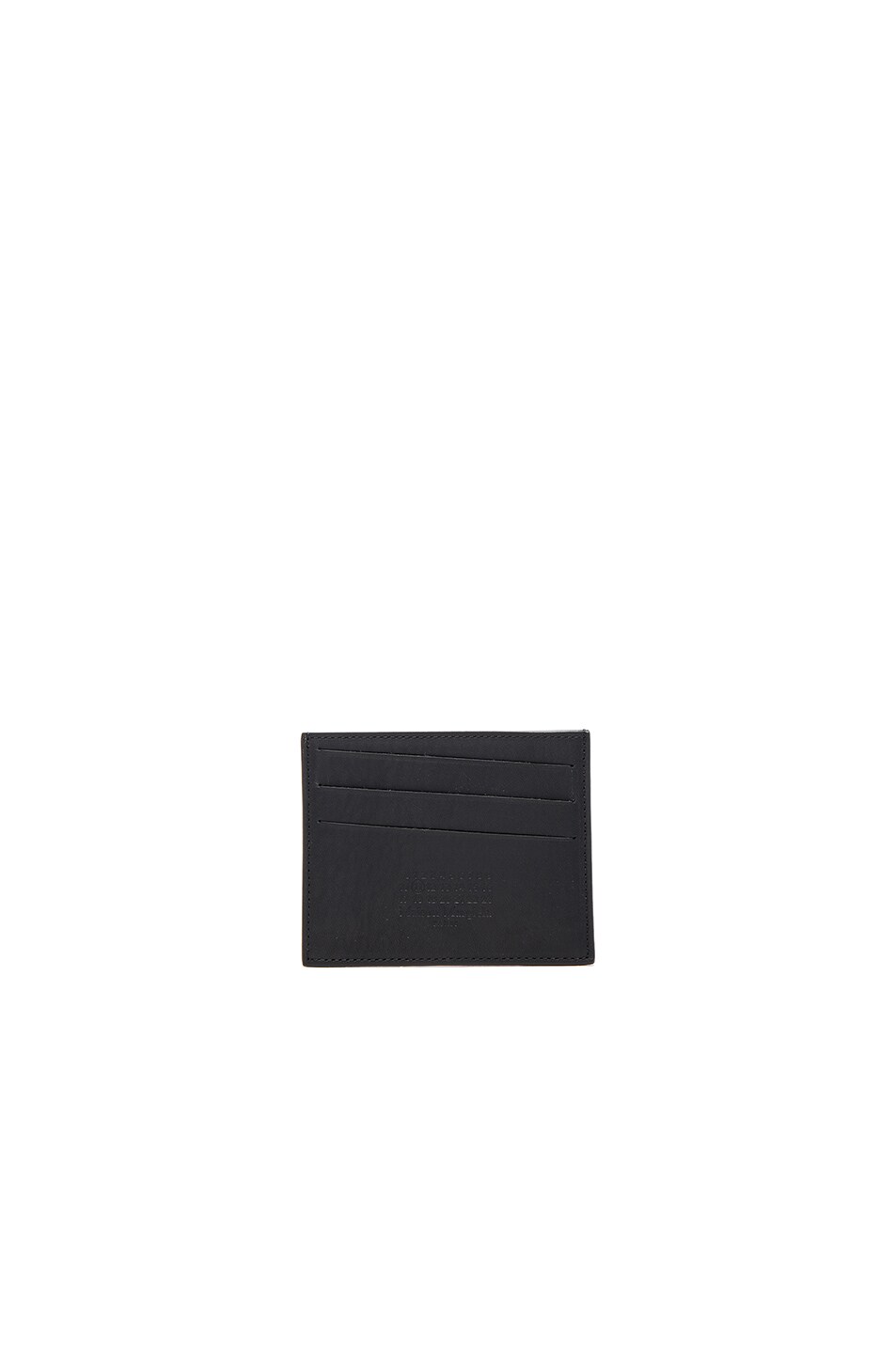 Image 1 of Maison Margiela Calf Leather Cardholder in Black