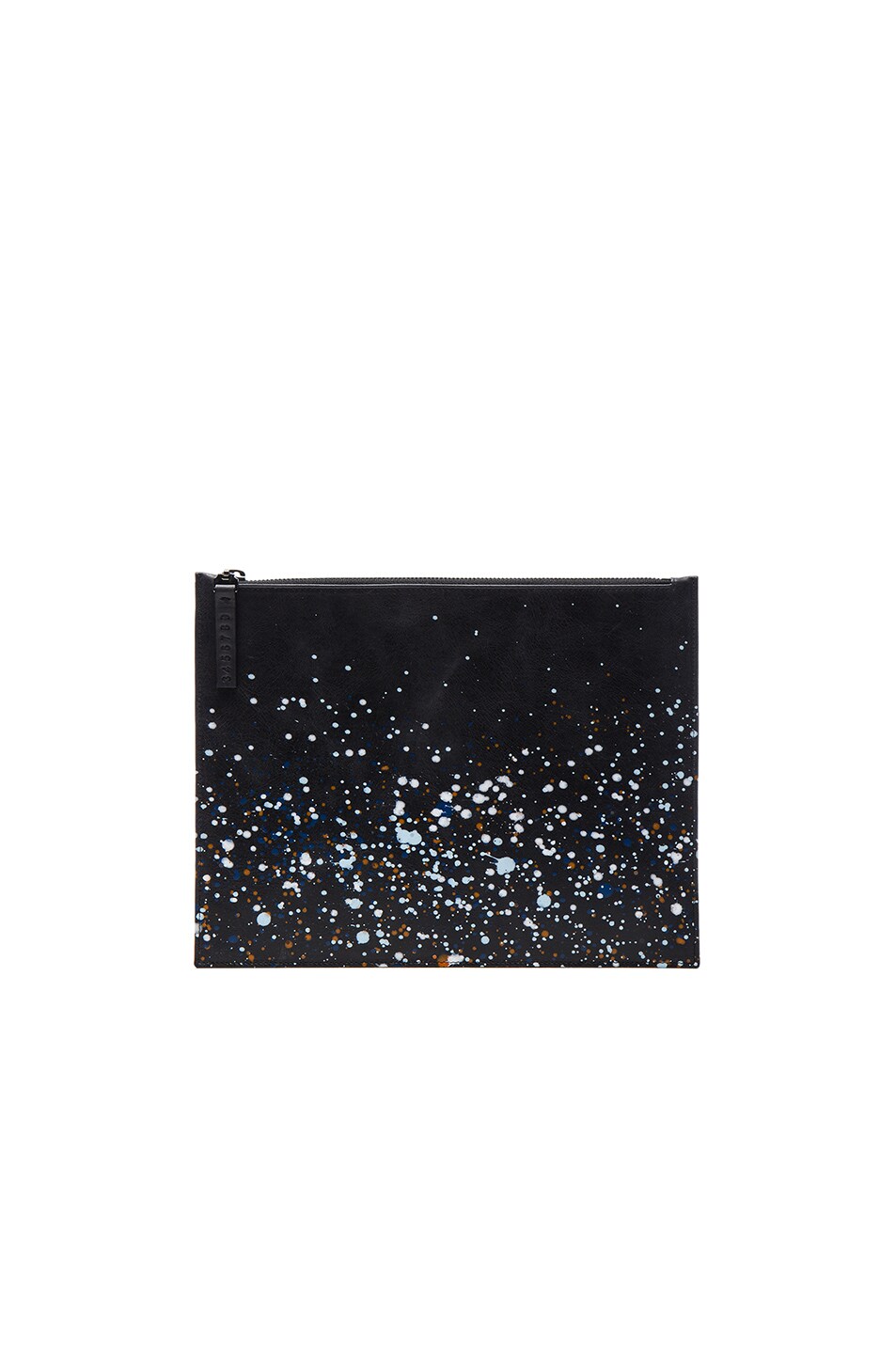 Image 1 of Maison Margiela Pollock Effect Pouch in Black
