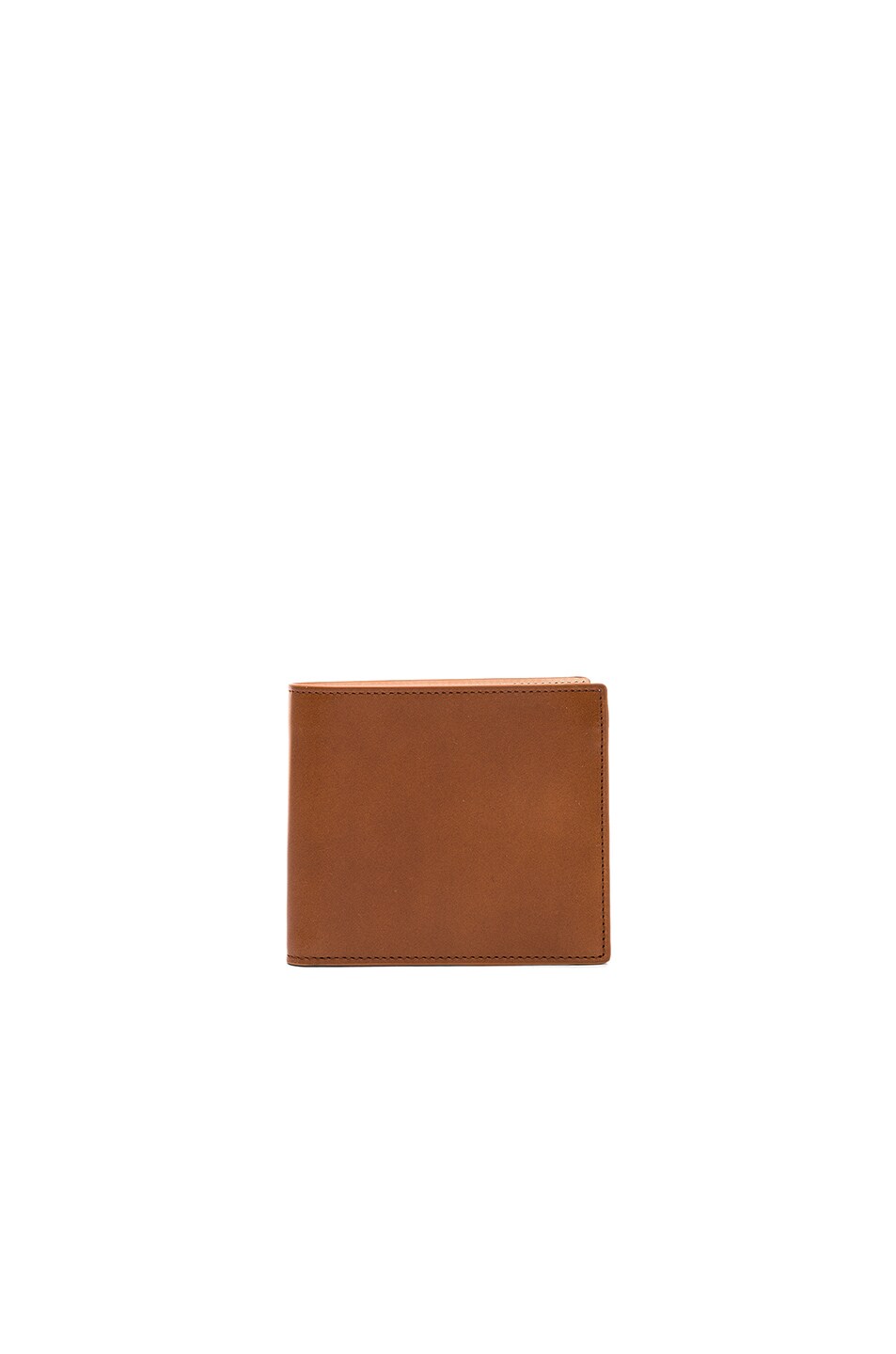 Image 1 of Maison Margiela Calf Leather Billfold Wallet in Papaya Tan