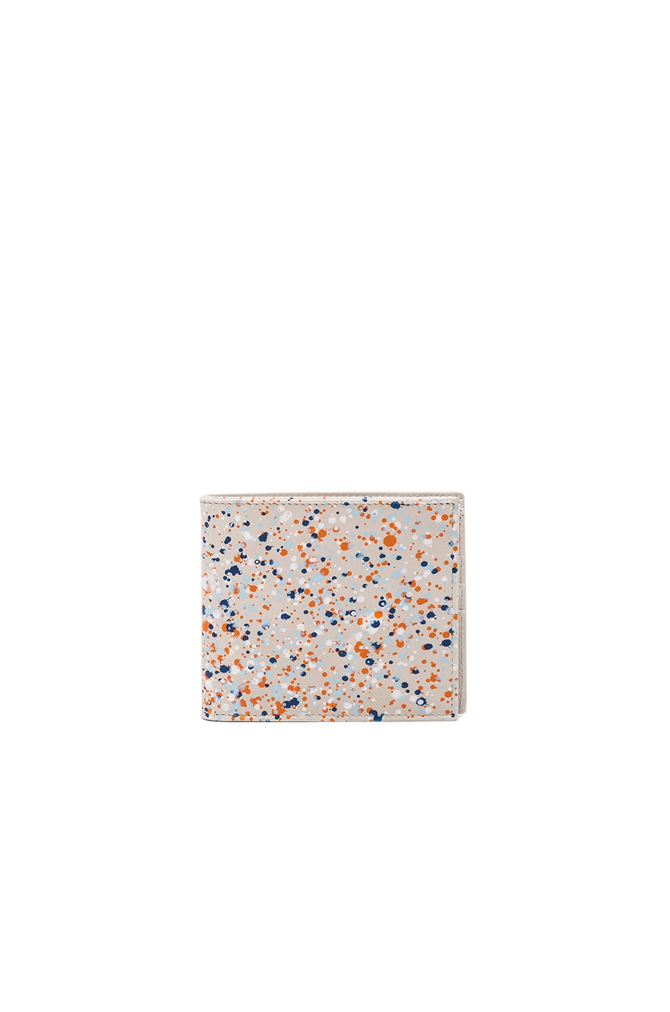 Image 1 of Maison Margiela Pollock Effect Billfold Wallet in White