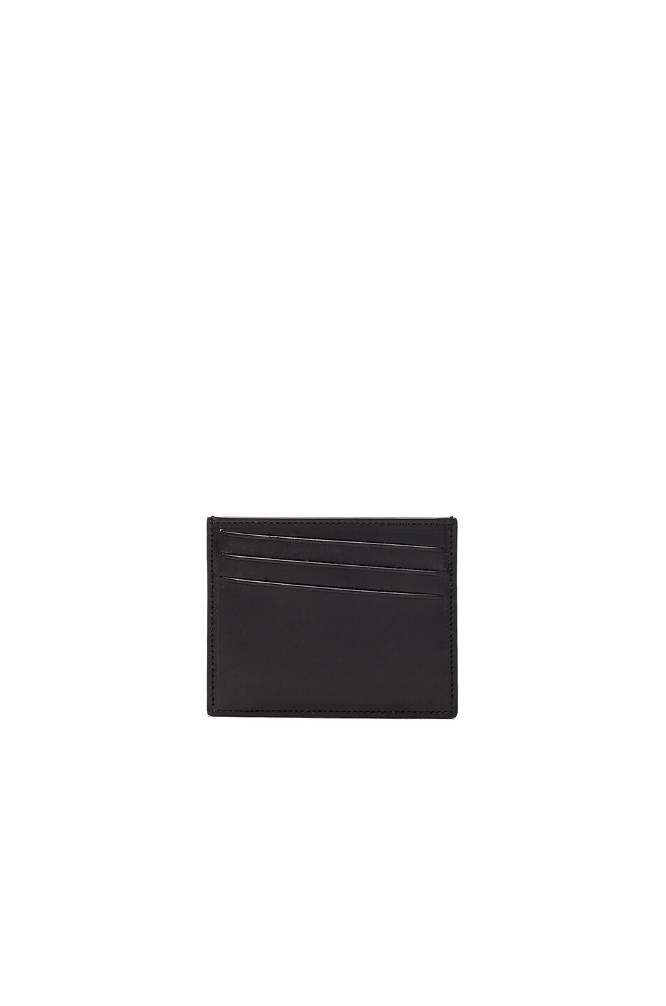 Image 1 of Maison Margiela Calf Leather Cardholder in Black