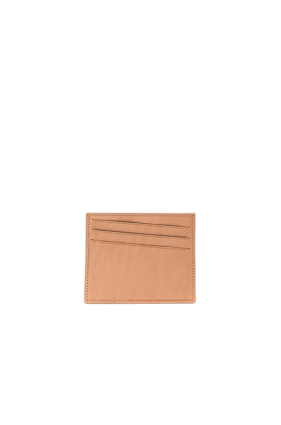 Image 1 of Maison Margiela Leather Cardholder in Nude