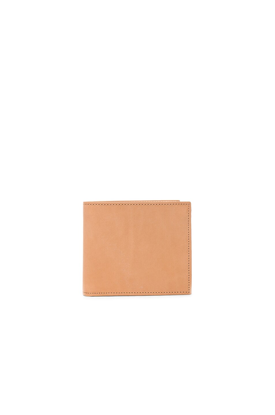 Image 1 of Maison Margiela Leather Flap Wallet in Nude