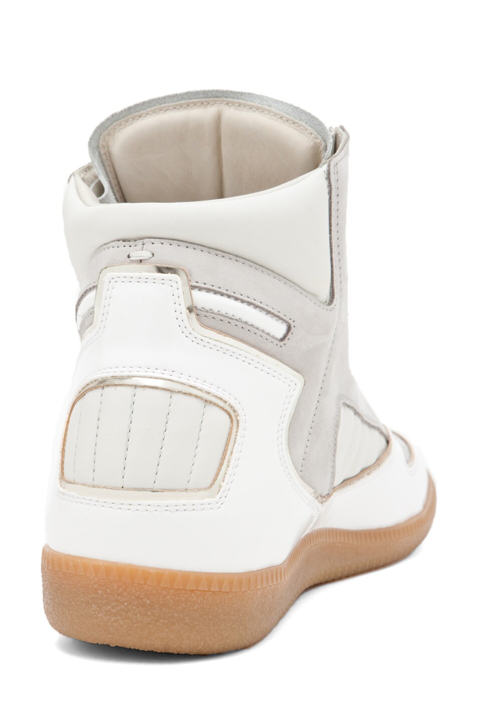 maison margiela white high top