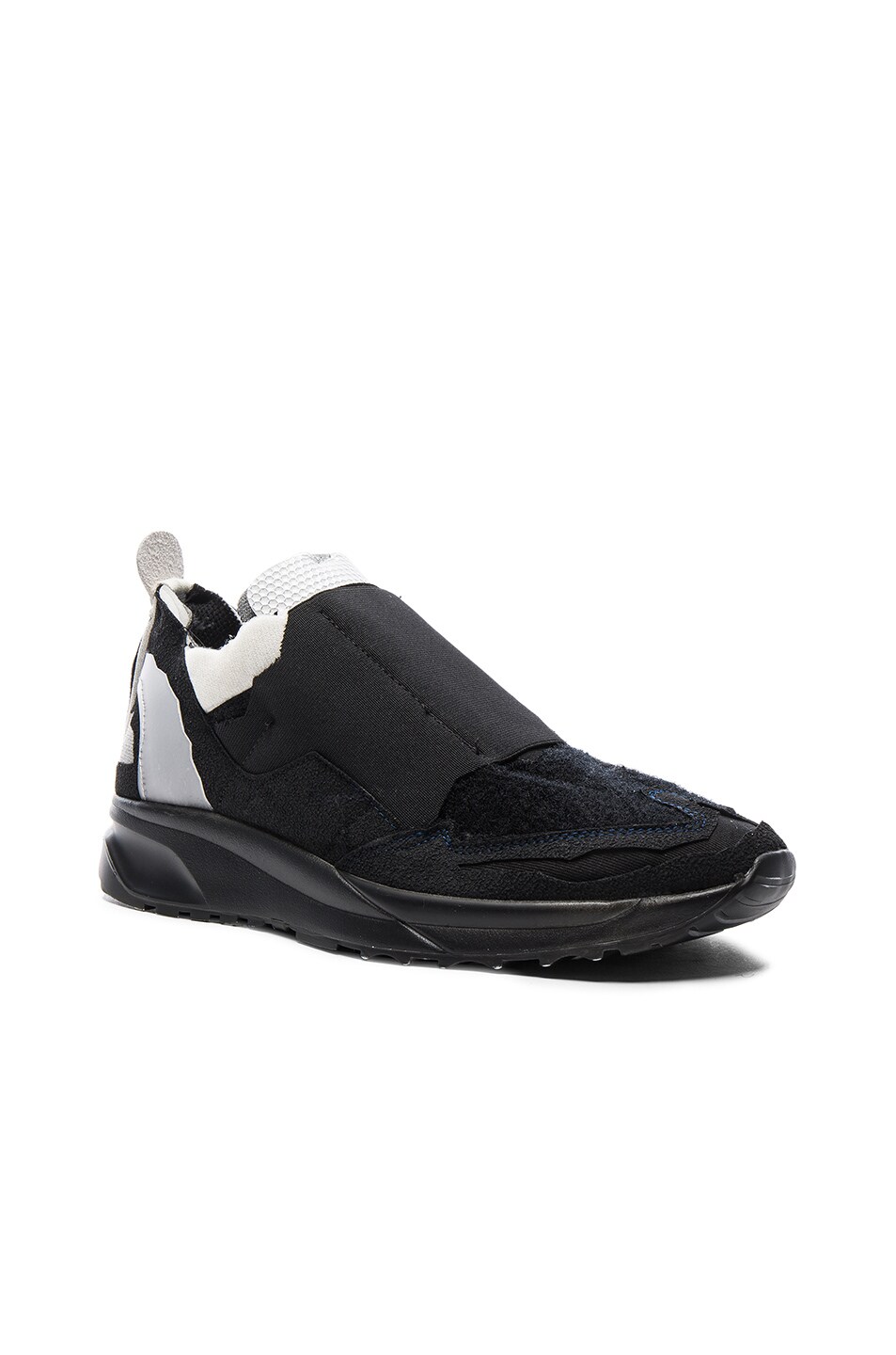 Image 1 of Maison Margiela Deconstructed Sneakers in Black & White
