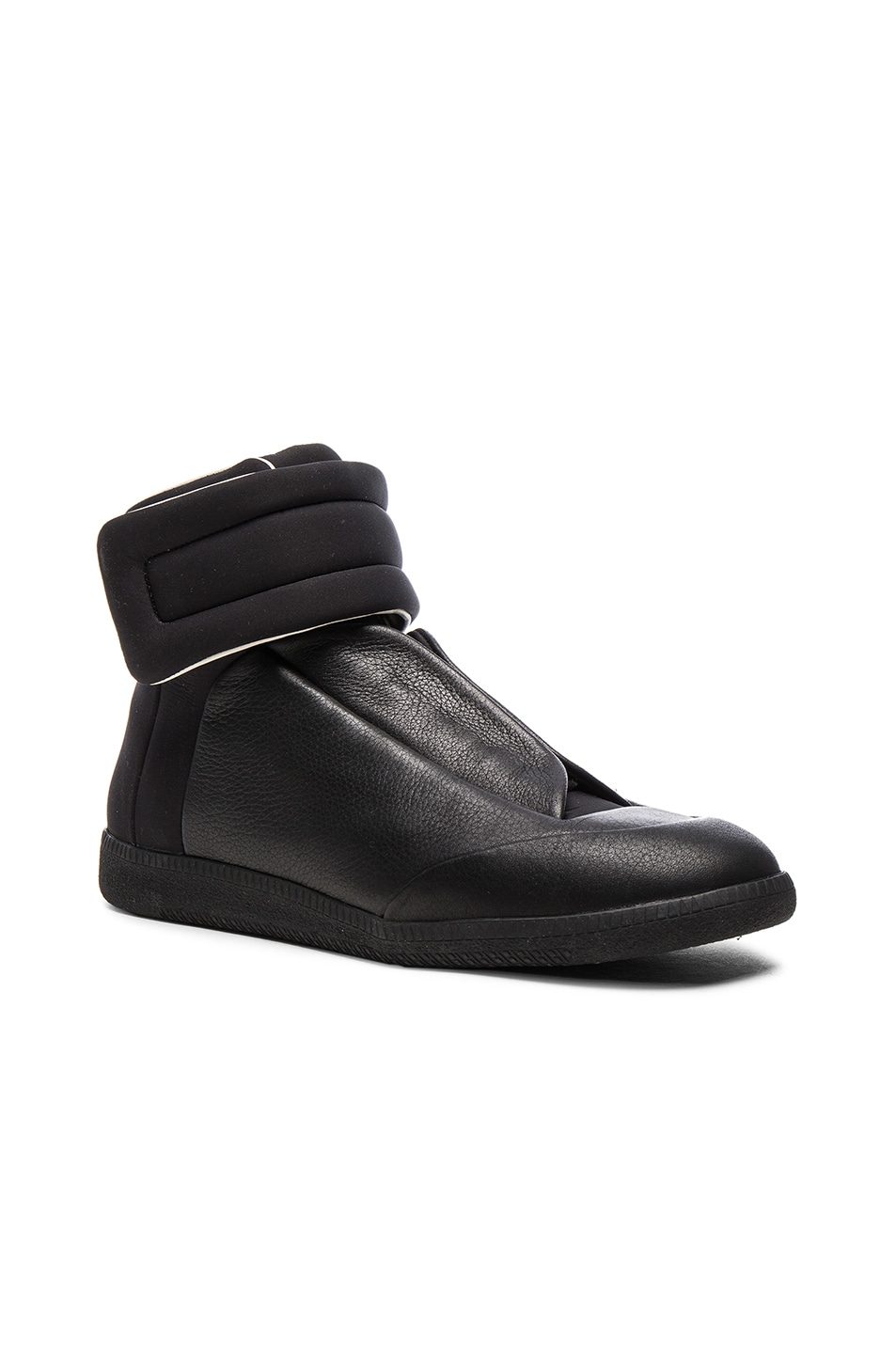 Image 1 of Maison Margiela Future High Top Sneakers in Black