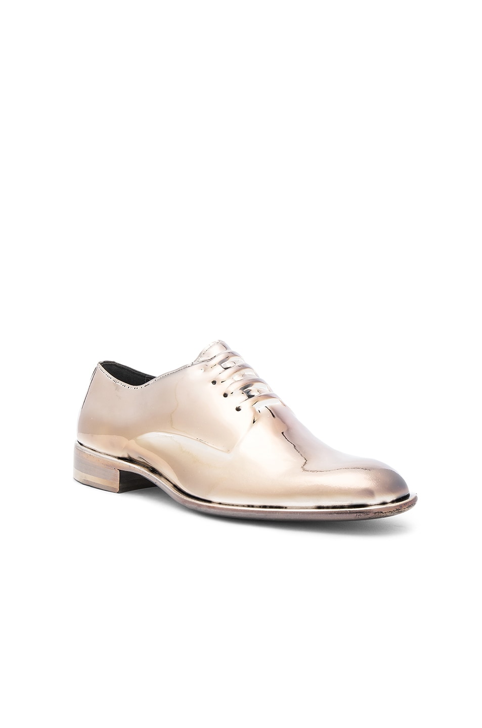 Image 1 of Maison Margiela Limited Edition Galvanized Effect Dress Shoes in Silver