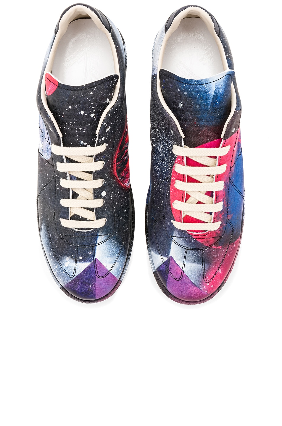 Image 1 of Maison Margiela Space Print Replica Sneakers in Multi