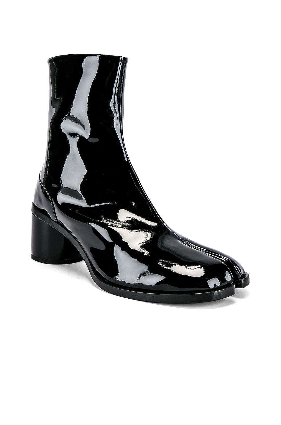 Image 1 of Maison Margiela Tabi Ankle in Black & Red
