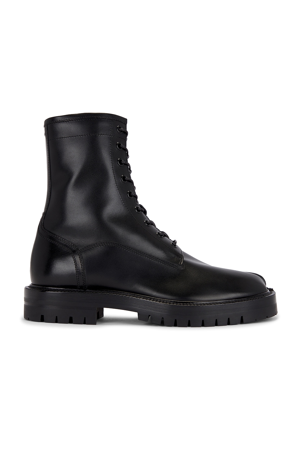 Image 1 of Maison Margiela Tabi County Combat High-Top in Black