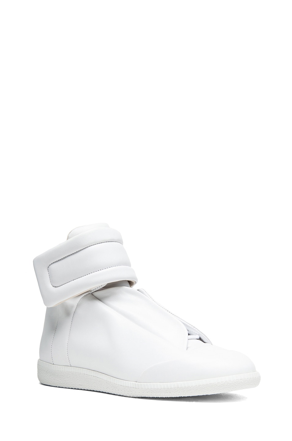 Image 1 of Maison Margiela Future Leather High Tops in White