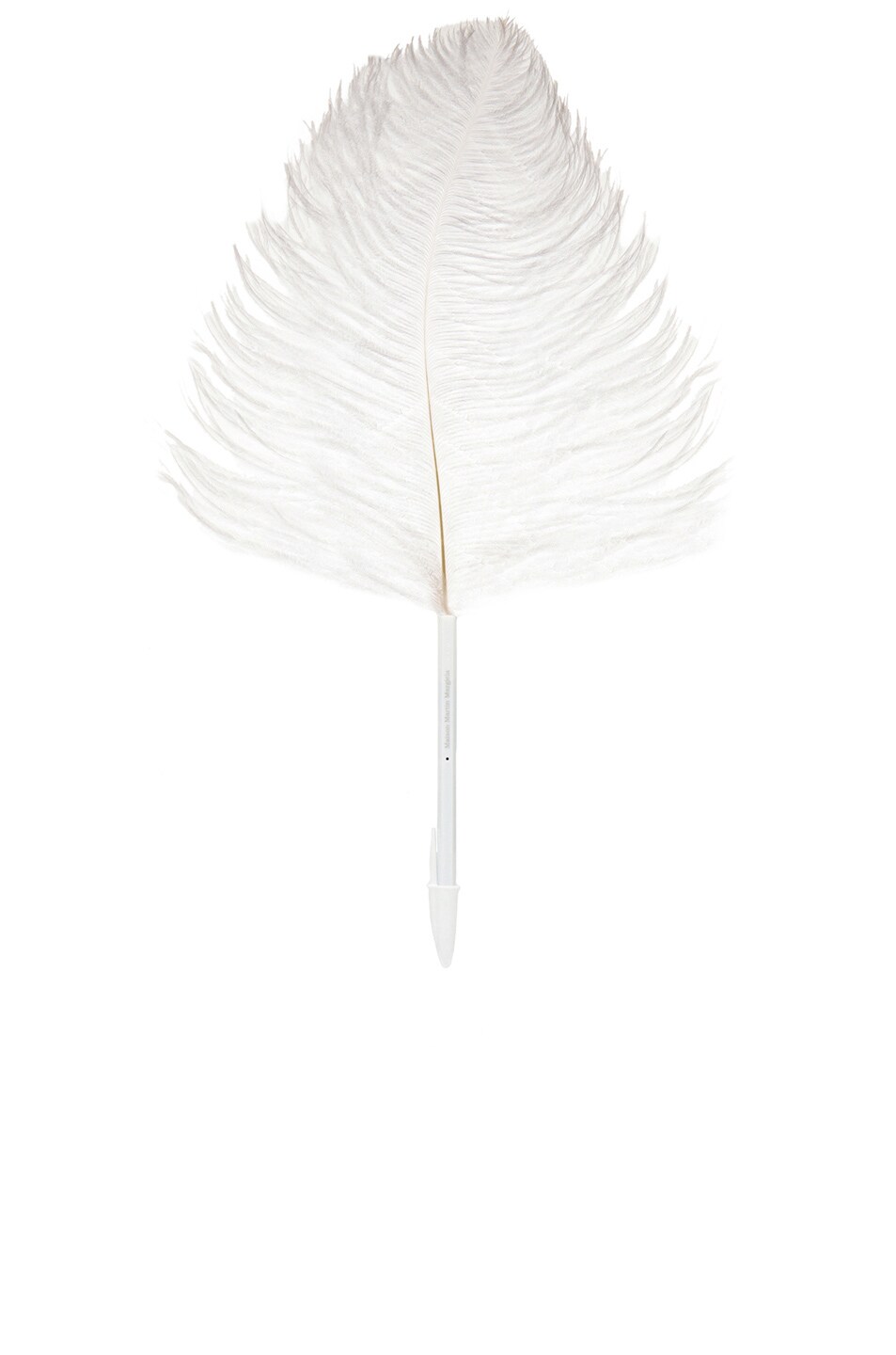 Image 1 of Maison Margiela Ostrich Feather Pen in White