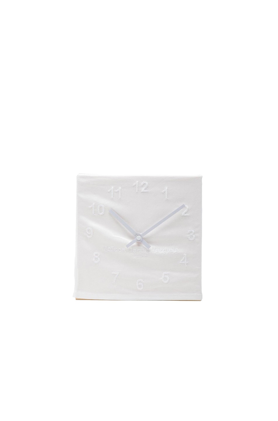 Image 1 of Maison Margiela Embroidered Clock in White