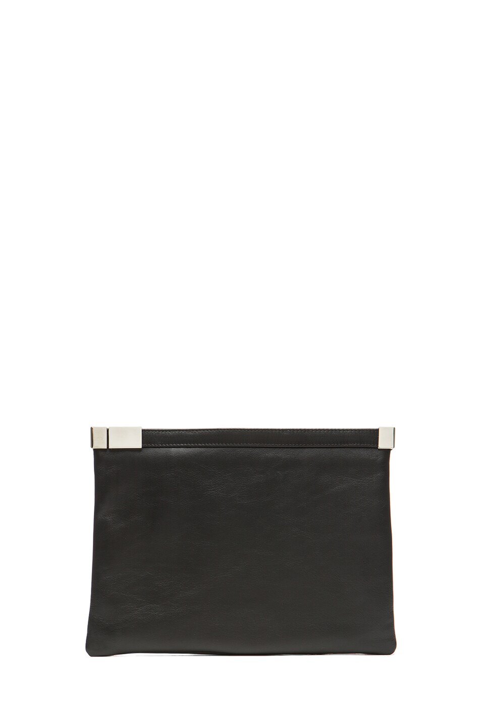 Image 1 of Maison Margiela Mini Zip Leather Bag in Black