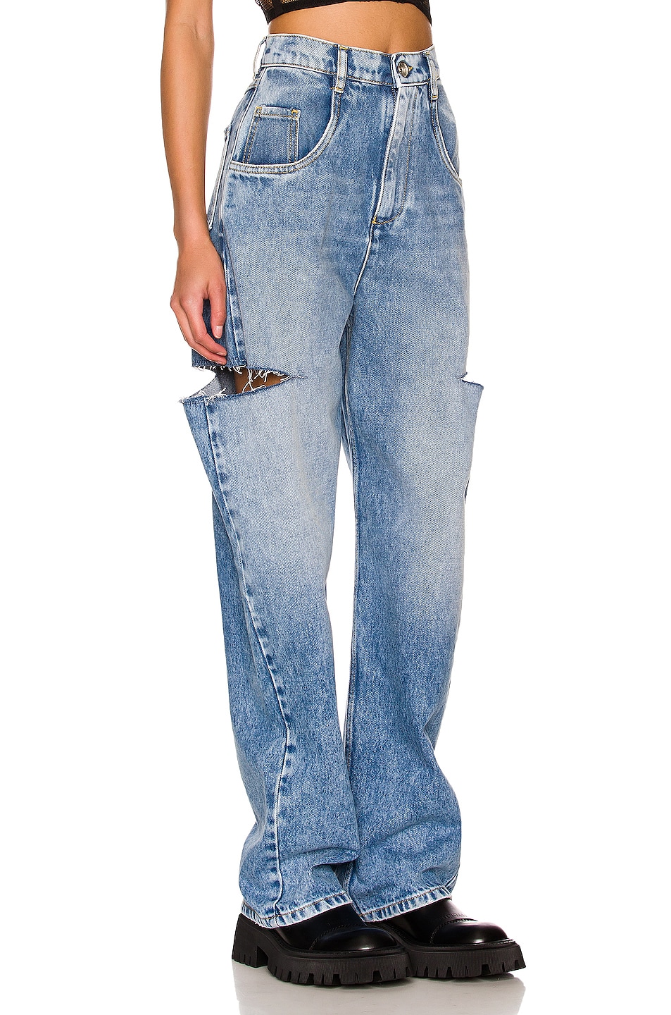 Maison Margiela 5 Pocket Side Slit Jean thumbnail