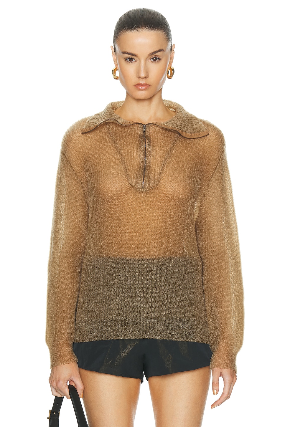 Image 1 of Maison Margiela Crewneck Sweater in Light Brown