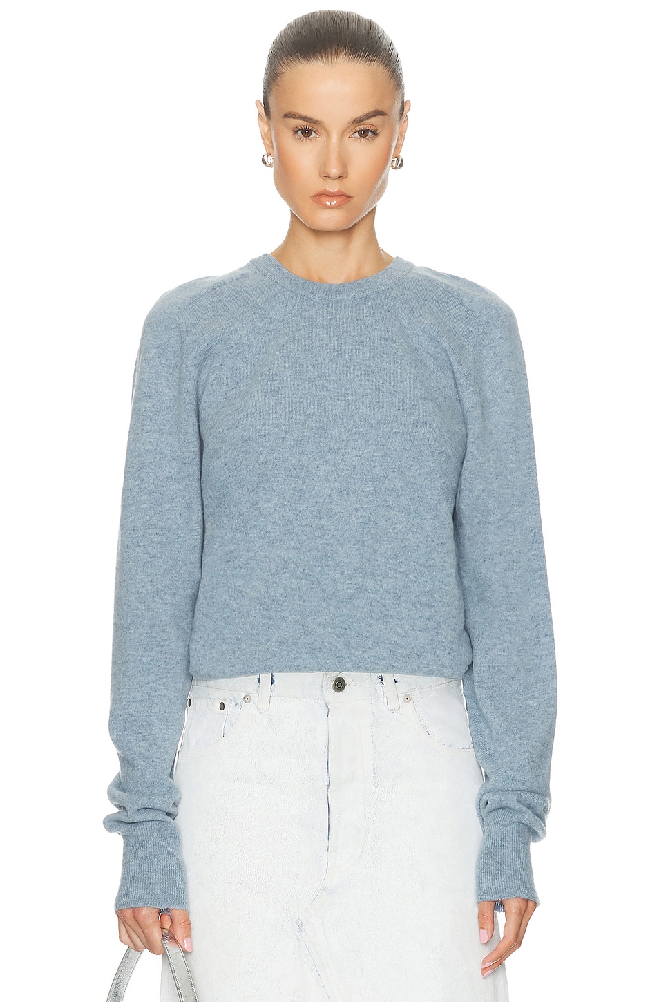 Image 1 of Maison Margiela Crewneck Sweater in Blue