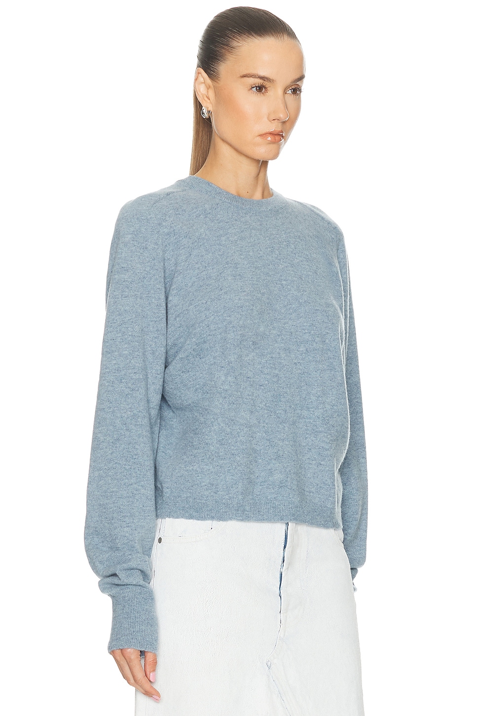 Maison Margiela Crewneck Sweater In Blue