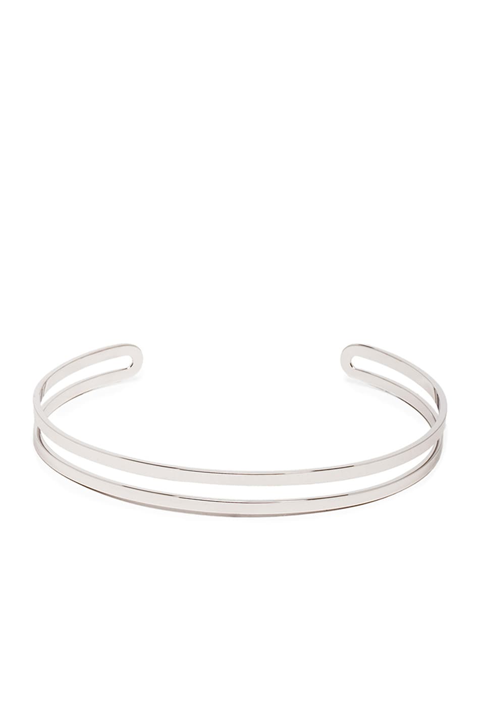 Image 1 of Maison Margiela Choker Necklace in Bight Silver