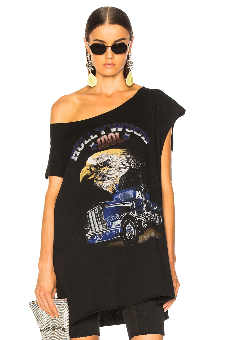 Image 1 of Maison Margiela Hollywood Moon Graphic Tank in Black