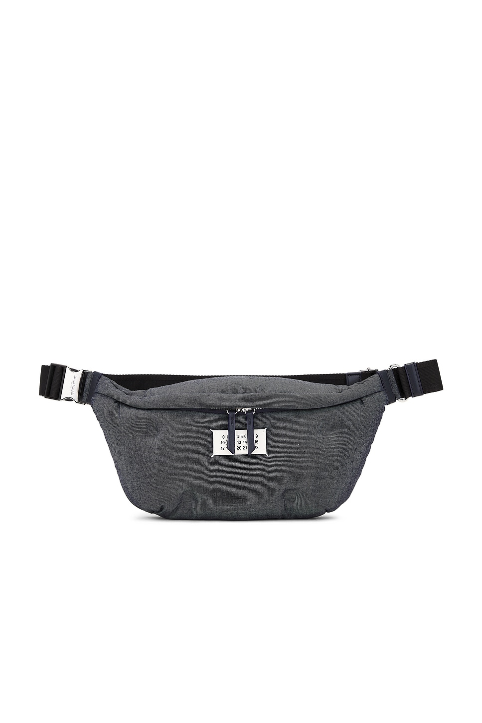 Shop Maison Margiela Glam Slam Belt Bag In Blue  Navy  & Black