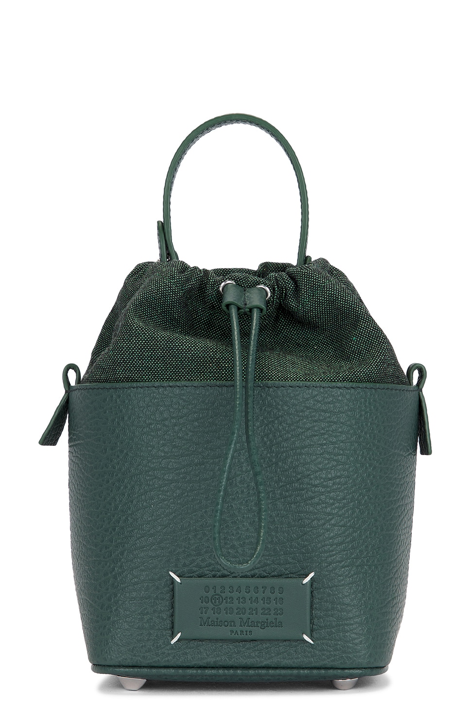 Maison Margiela Small 5ac Bucket Bag In Green