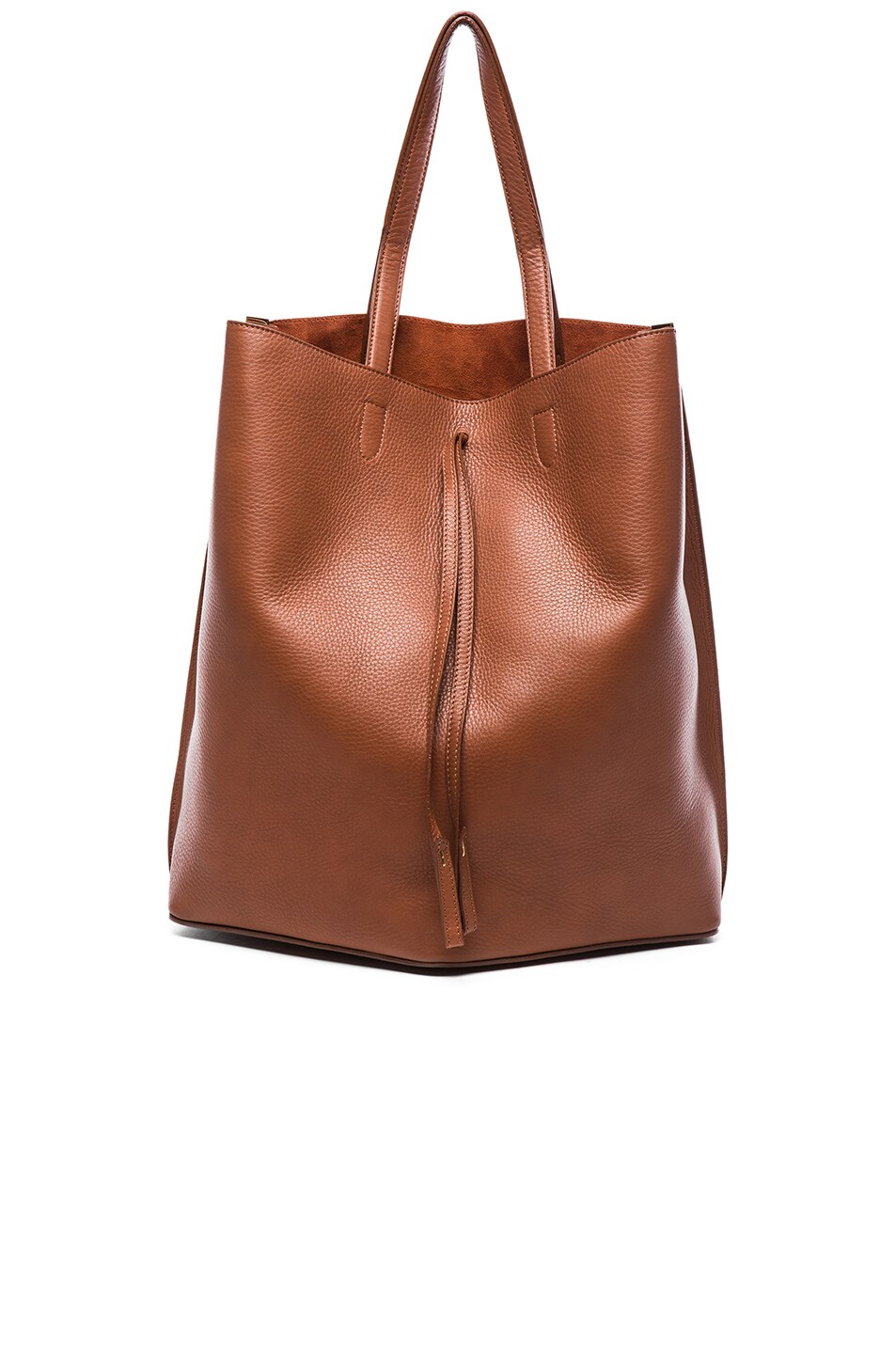 Image 1 of Maison Margiela Leather Shopper Bag in Brandy
