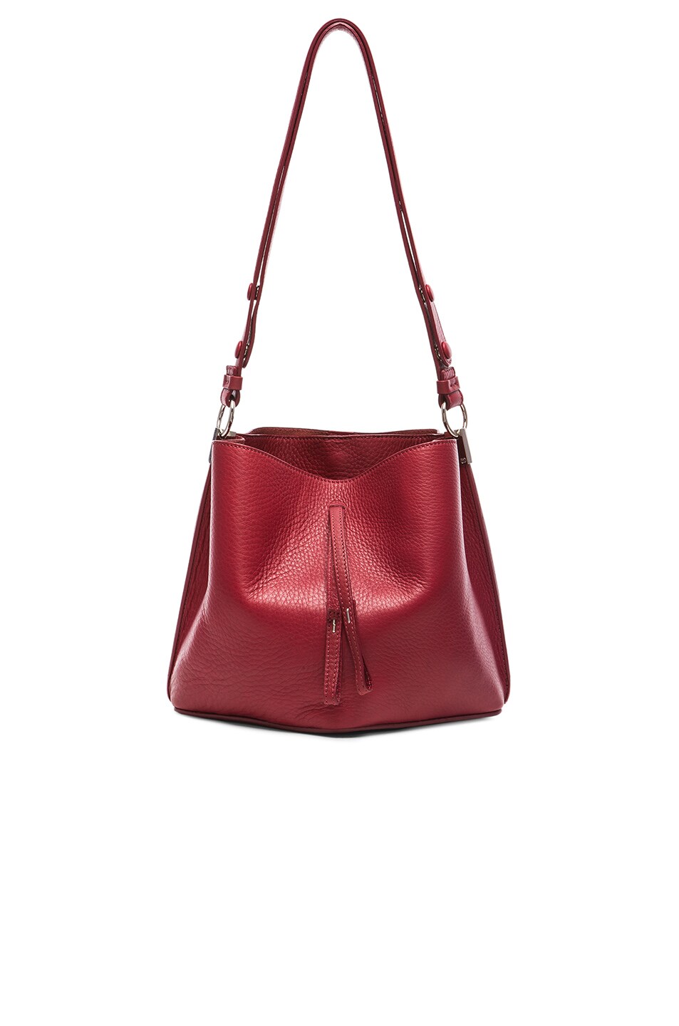 Image 1 of Maison Margiela Leather Shoulder Bag in Red