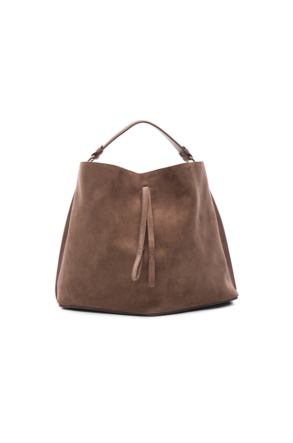 Image 1 of Maison Margiela Velour Leather Bag in Coconut