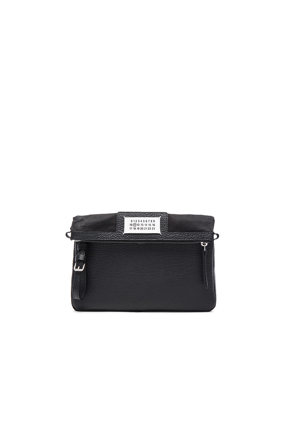 Image 1 of Maison Margiela Leather Zipper Bag in Black