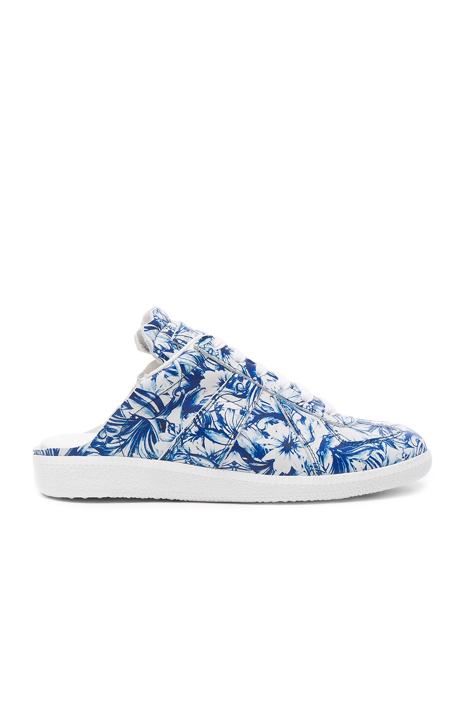 Image 1 of Maison Margiela Printed Leather Sneakers in Unique Variant