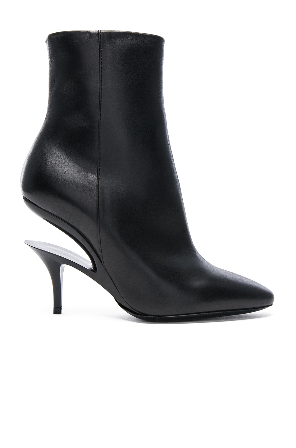 Image 1 of Maison Margiela Cut Out Leather Boots in Black