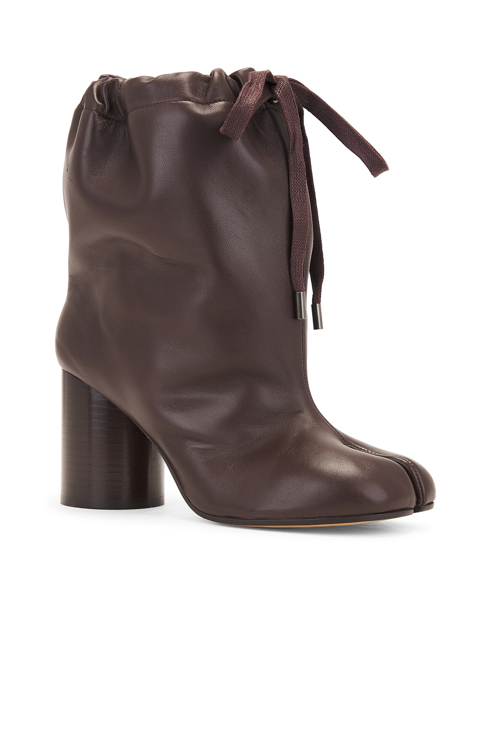 Shop Maison Margiela Tabi Ankle Boot In Chic Brown