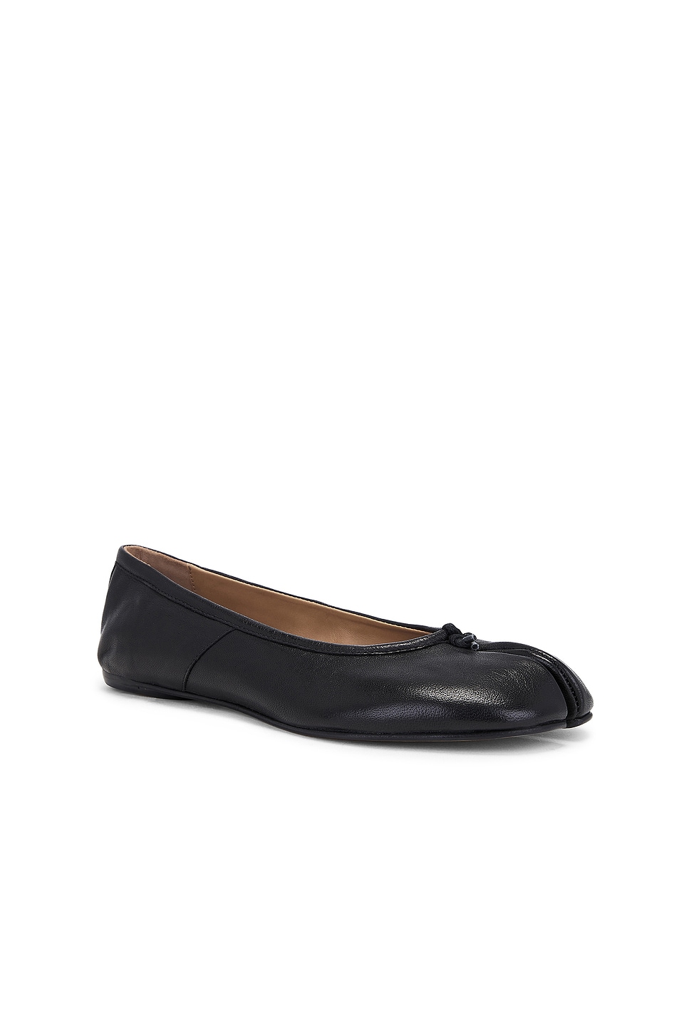 Maison Margiela Tabi Ballerina Flat In Black