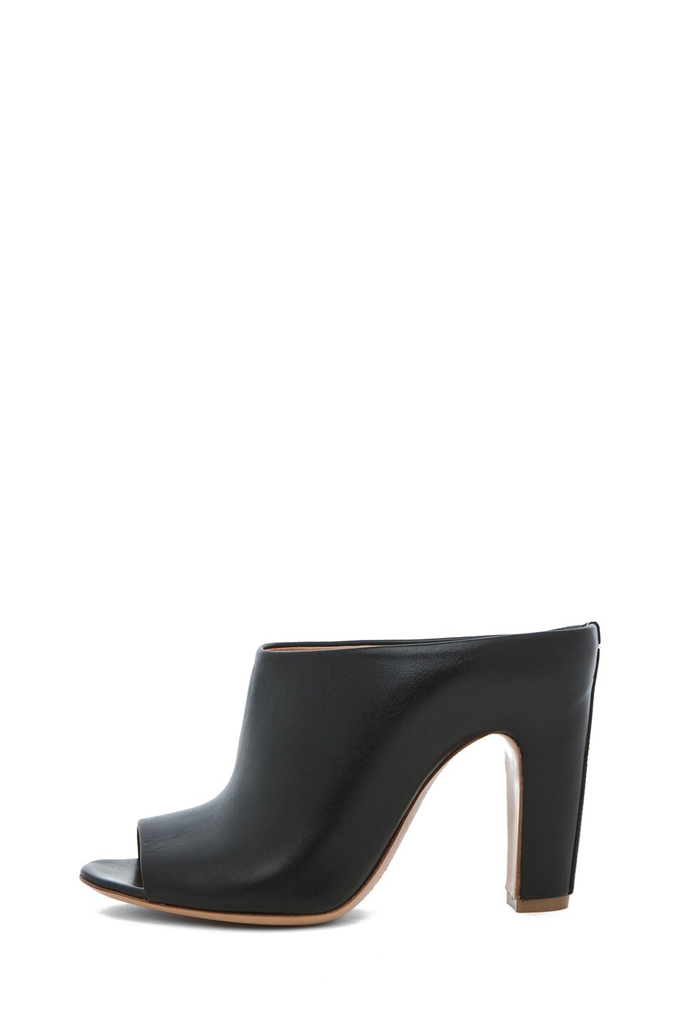 Image 1 of Maison Margiela Curved Heel Clog in Black