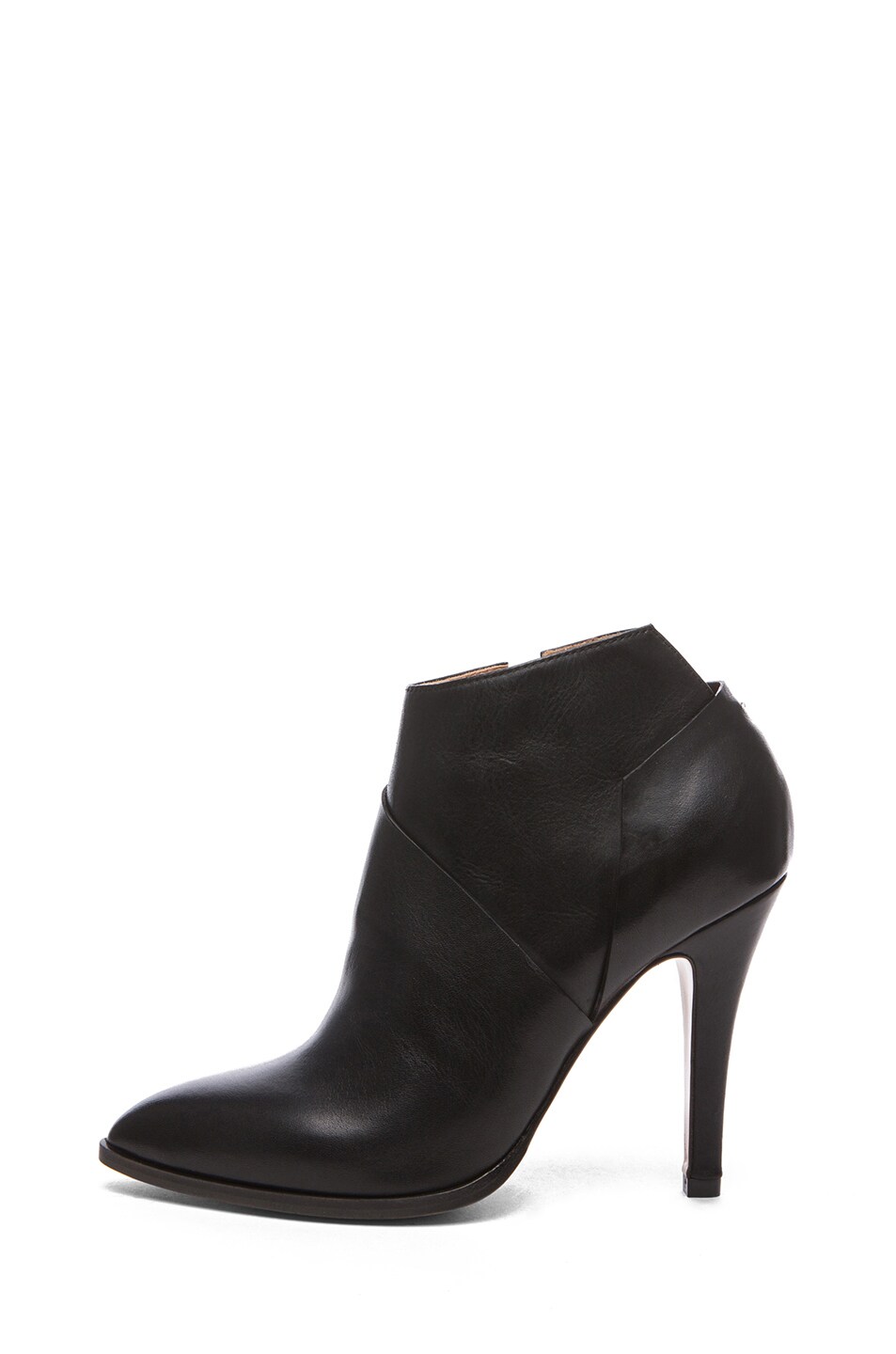 Image 1 of Maison Margiela Double Montage Leather Booties in Black