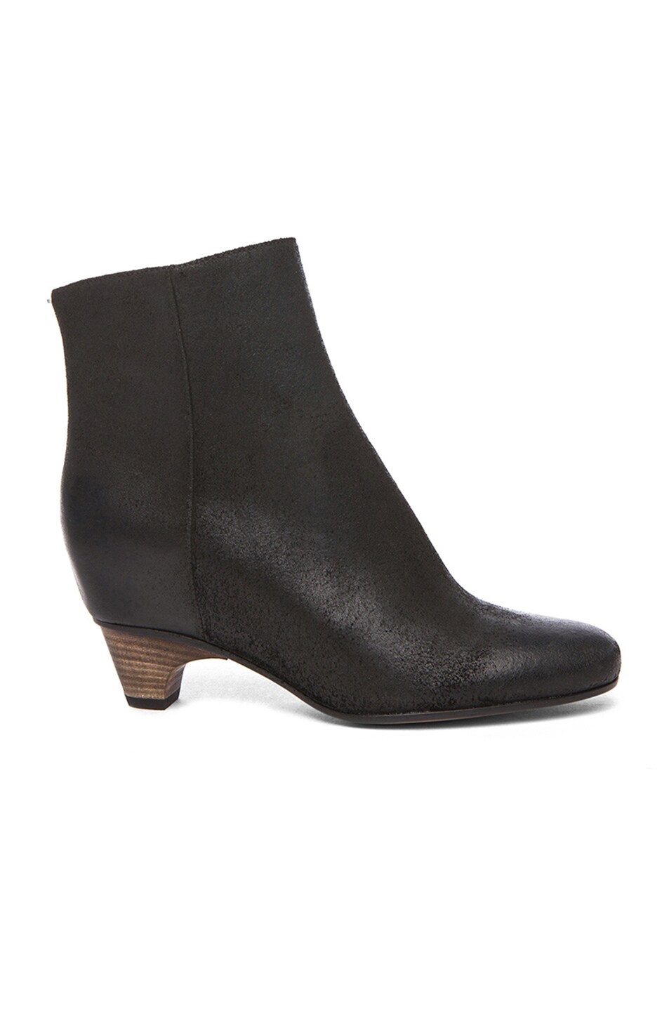 Image 1 of Maison Margiela Leather Booties in Black